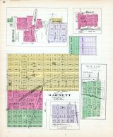 Robinson, Hamlin, Garnett, Willis, Kansas State Atlas 1887